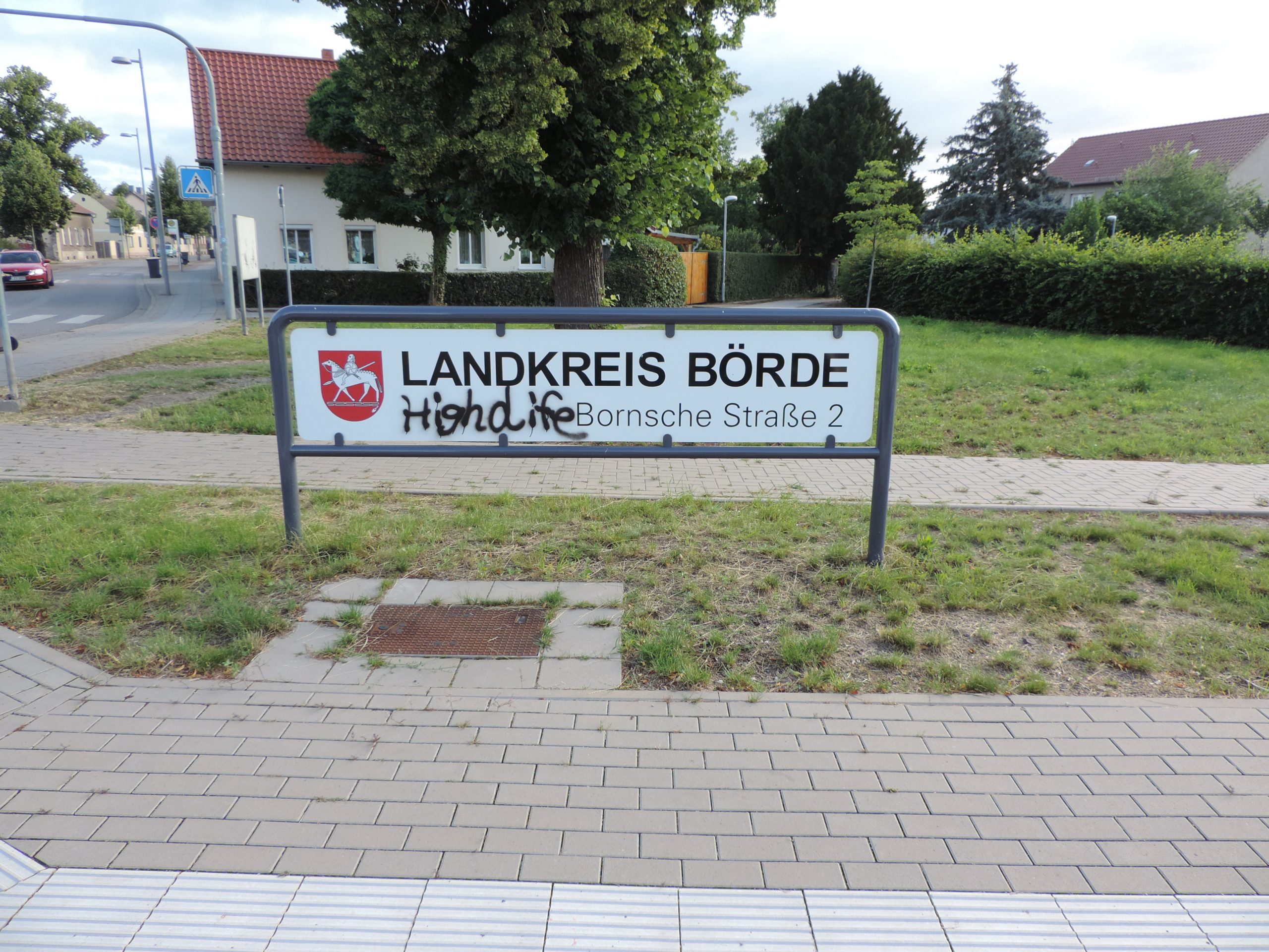 Graffiti-Schmierereien in Haldensleben