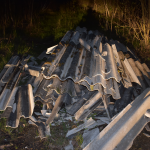Asbestplatten im Saalekreis illegal entsorgt