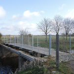 Metallstabmatten der Goliathbrücke in Kalbe in der Altmark entwendet