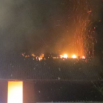 Scheunenbrand in Mellin bei Salzwedel - fünfstelliger Schaden