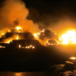 10.000 Euro Schaden: Strohlager bei Sallenthin in der Altmark brannte