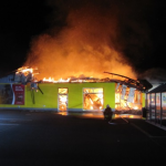 Supermarkt in Quedlinburg abgebrannt