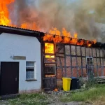 Scheune im Schachdorf Ströbeck abgebrannt